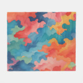 camouflagekleuren fleece deken (Voorkant (Horizontaal))