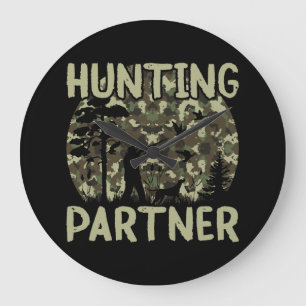 Camouflagemasker Eend Jacht Hond Partner Grote Klok