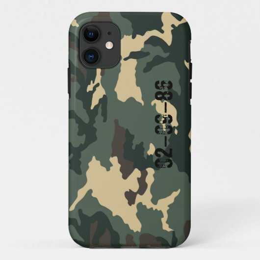 Camouflagepatroon Case-Mate iPhone Case (Achterkant)