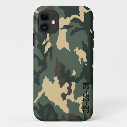 Camouflagepatroon Case-Mate iPhone Case (Achterkant)