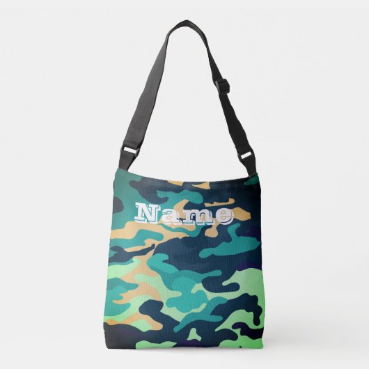 Camouflagepatroon gepersonaliseerd Tas (Voorkant)