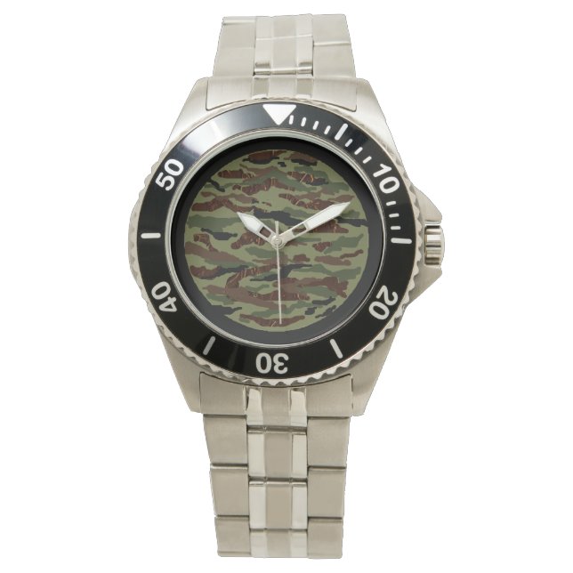 camouflagepatroon horloge (Voorkant)