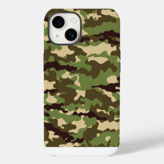 Camouflagepatroon iPhone 14 Hoesje