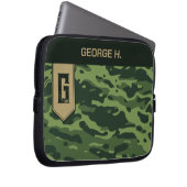 Camouflagepatroon Laptop Sleeve (Voorkant Rechts)