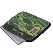 Camouflagepatroon Laptop Sleeve (Voorkant onderkant)