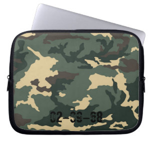 Camouflagepatroon Laptop Sleeve