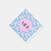 Camouflagepatroon, militair patroon, monogram servet (Hoek)