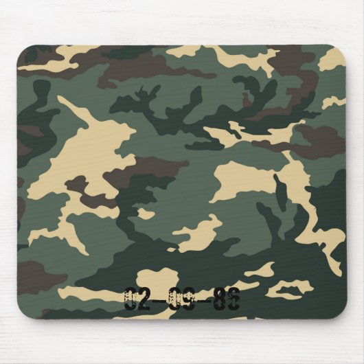 Camouflagepatroon Muismat (Voorkant)