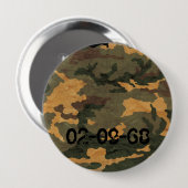 Camouflagepatroon Ronde Button 4,0 Cm (Voorkant /achterkant)
