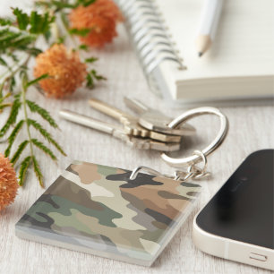 Camouflagepatroon sleutelhanger Robuust voor dagel