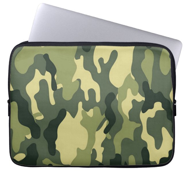 Camouflageprint  Case-Mate Laptop Sleeve (Voorkant)