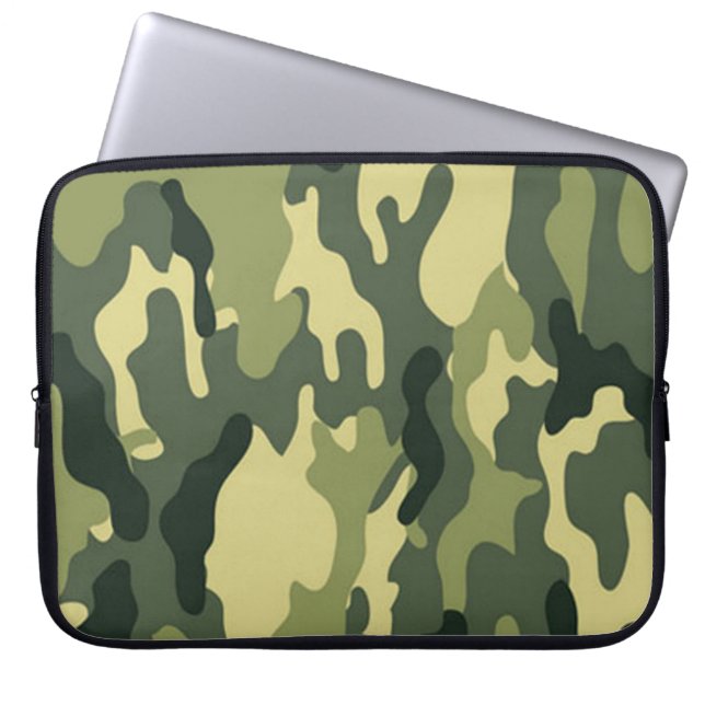 Camouflageprint  Case-Mate Laptop Sleeve (Voorkant)