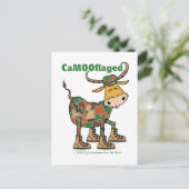 camouflagestier briefkaart (Staand voorkant)