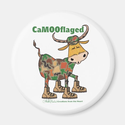 camouflagestier magneet (Voorkant)