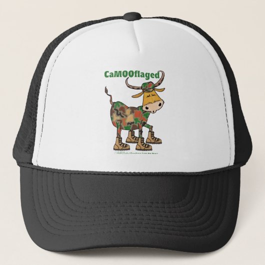 camouflagestier trucker pet (Voorkant)