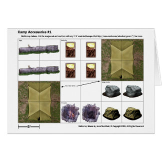 Camp Accessoires - Symbolische kaart