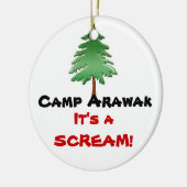 Camp Arawak Keramisch Ornament (Links)