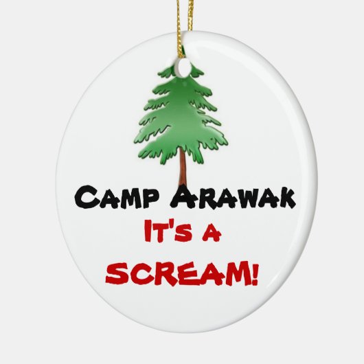 Camp Arawak Keramisch Ornament (Links)