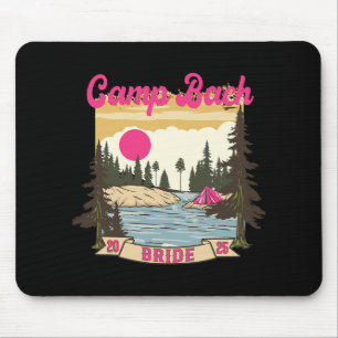 Camp Bach Bruid Bruidsmeisje Retro Camping Bachelo Muismat