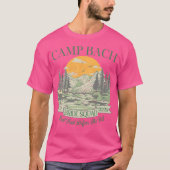 Camp Bach Bruid Squad Retro Camping Bachelorette P T-shirt (Voorkant)