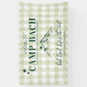 CAMP BACH-Last trail naar de Veil Welcome Banner (Verticaal)