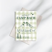 CAMP BACH-Last trail to the Veil Invitation Kaart