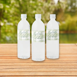 CAMP BACH Outdoor Custom Water Fles Label Waterfles Etiket