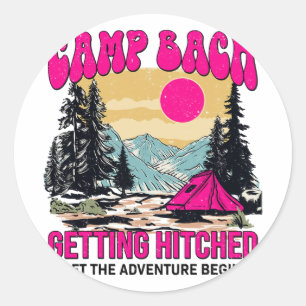 Camp Bach Team Bride krijgt gehakt laat de Adven Ronde Sticker