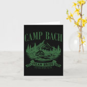 Camp Bach Team Bruid Wandelen Camping Bachelorette Kaart (Gele Bloem)