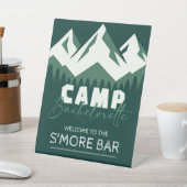 Camp Bachelorette 8x10 Reclamebord Met Voetstuk (Insitu)