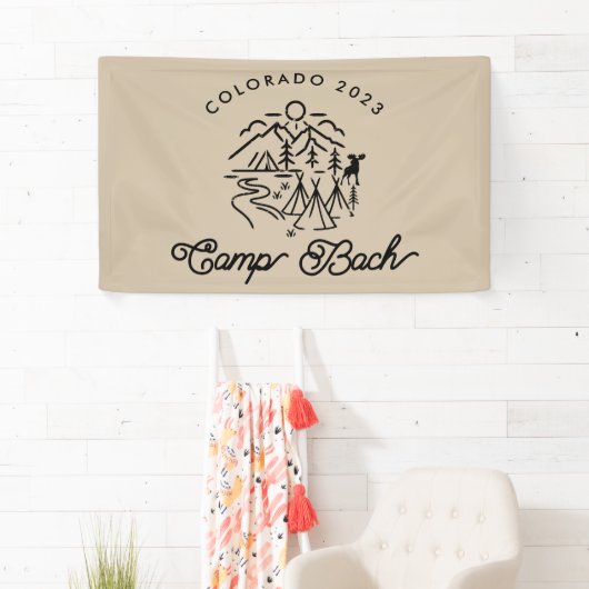 Camp Bachelorette aangepaste banner (Insitu)