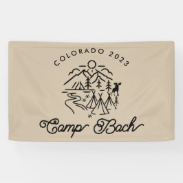 Camp Bachelorette aangepaste banner