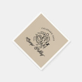 Camp Bachelorette aangepaste cocktail servetten (Hoek)