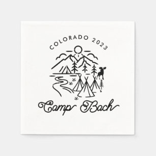 Camp Bachelorette aangepaste cocktail servetten