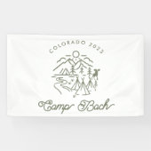 Camp Bachelorette Banner/ Achtergrond Spandoek (Horizontaal)