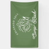 Camp Bachelorette Banner/ Achtergrond Spandoek (Verticaal)