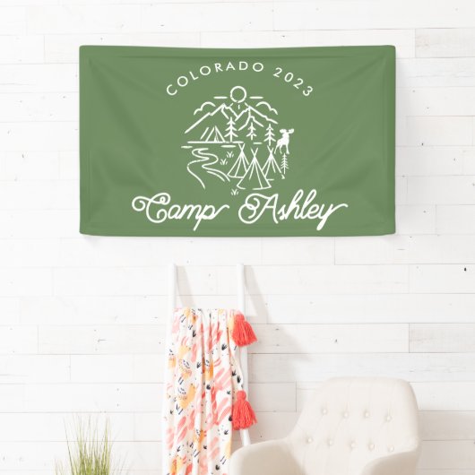 Camp Bachelorette Banner/ Achtergrond Spandoek (Insitu)