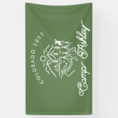 Camp Bachelorette Banner/ Achtergrond Spandoek (Verticaal)