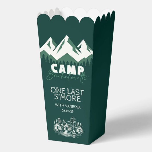 Camp Bachelorette Bedankdoosjes (Voorkant)