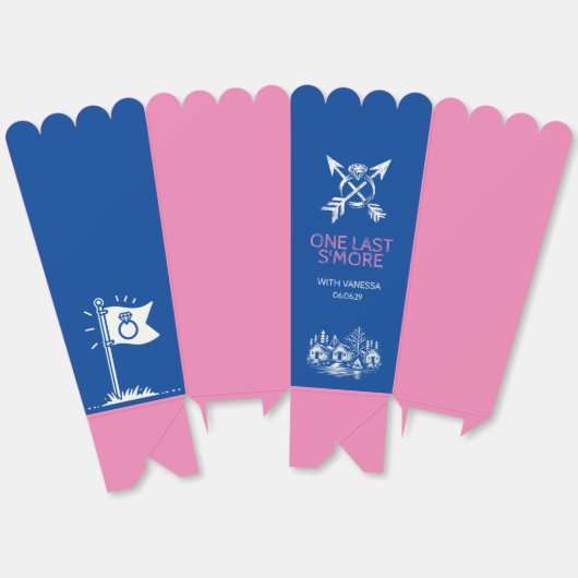 Camp Bachelorette Bedankdoosjes (Ongevouwen)