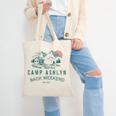 Camp Bachelorette Berghut Boodschappentas Tote Bag