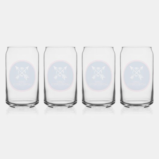 Camp Bachelorette Blikvorm Glas (Achterkant)