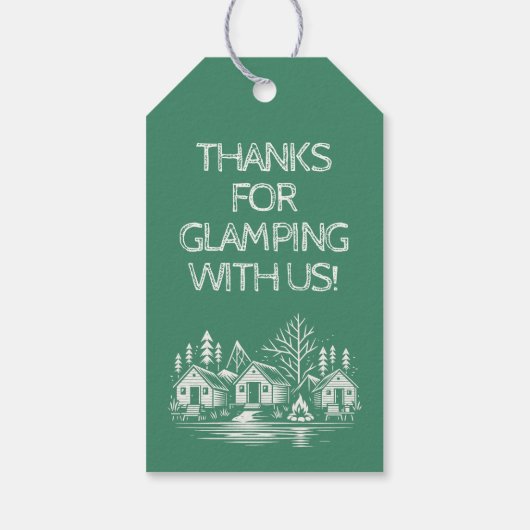 Camp Bachelorette Cadeaulabel (Achterkant)