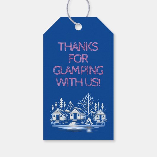 Camp Bachelorette Cadeaulabel (Achterkant)