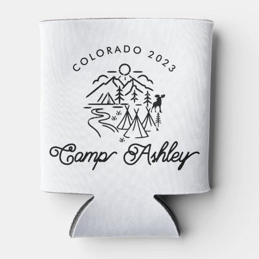Camp Bachelorette Custom Koelbox / Coozie (Voorkant)
