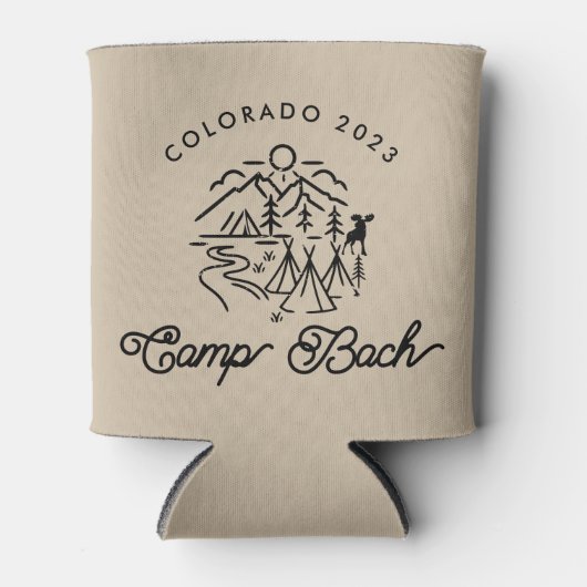 Camp Bachelorette Custom Koelbox / Coozie (Voorkant)