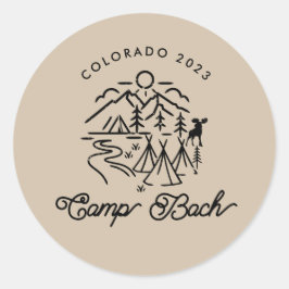 Camp Bachelorette Custom Sticker