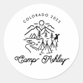Camp Bachelorette Custom Sticker