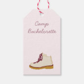 Camp Bachelorette Decor Cadeaulabel (Voorkant)