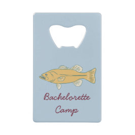 Camp Bachelorette Decor Creditkaart Flessenopener